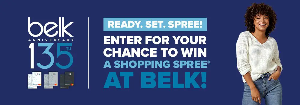 Belk's 135th Anniversary Sweepstakes - Win $135 Belk Gift Card Every Week (135 Winners)