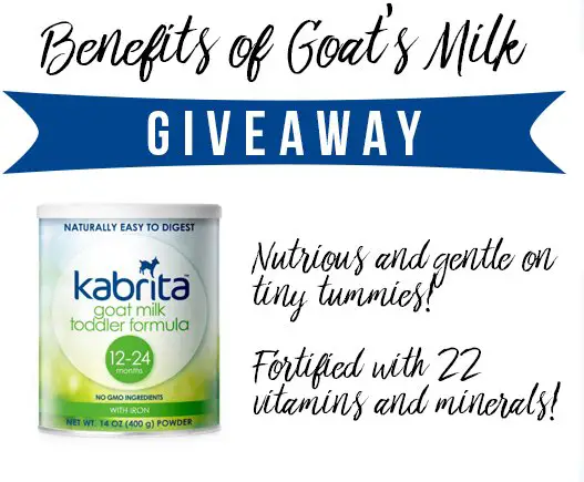 Benefits of Goat's Milk: Kabrita Giveaway