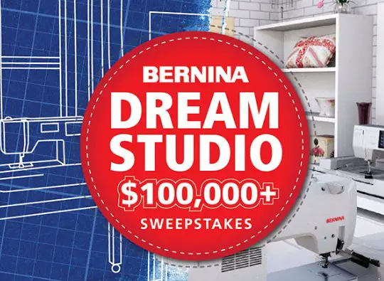BERNINA Dream Studio Sweepstakes - Win A $35,000 Dream Sewing Studio