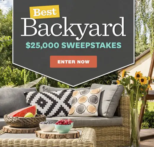 Better Homes And Gardens Best Backyard Sweepstakes