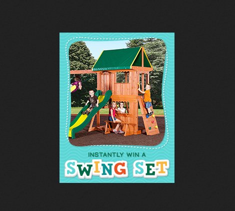 Best Backyard Swing Set Sweepstakes