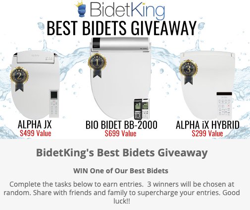 Best Bidets Sweepstakes