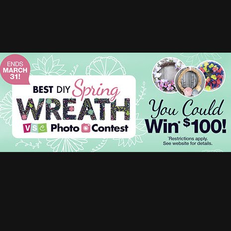 Best DIY Spring Wreath Photo Contest