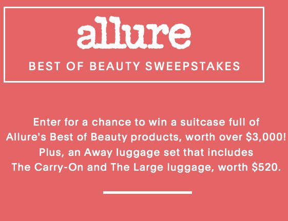 Best of Beauty 2017 Sweepstakes