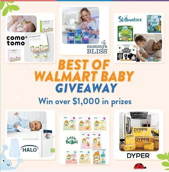 Best Of Walmart Baby Giveaway – Win $1,000 Walmart Best Of Baby Prize Bundle
