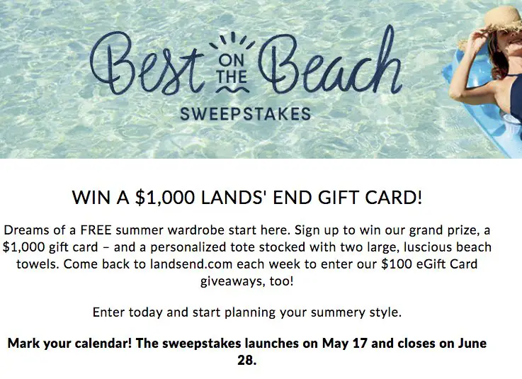 Best On The Beach Sweepstakes
