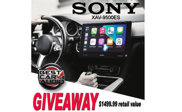 BestCarAudio.com Sony Giveaway - Win a Sony XAV-9500ES Media Receiver!