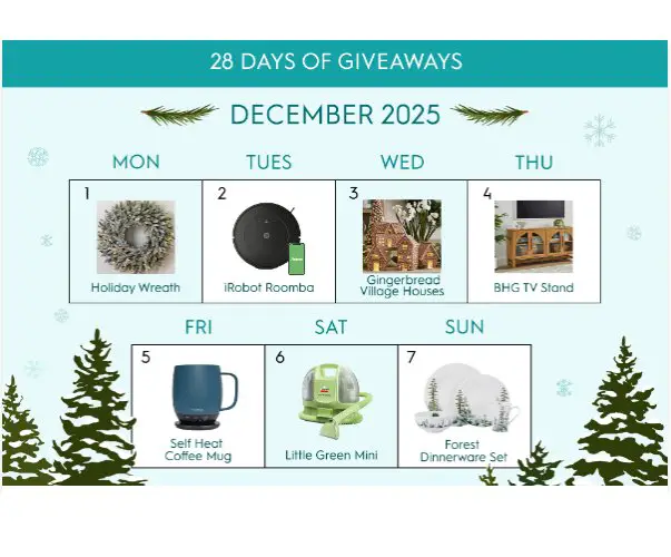 BHG The Winner Wonderland Giveaway - Win The Featured Prize Of The Day