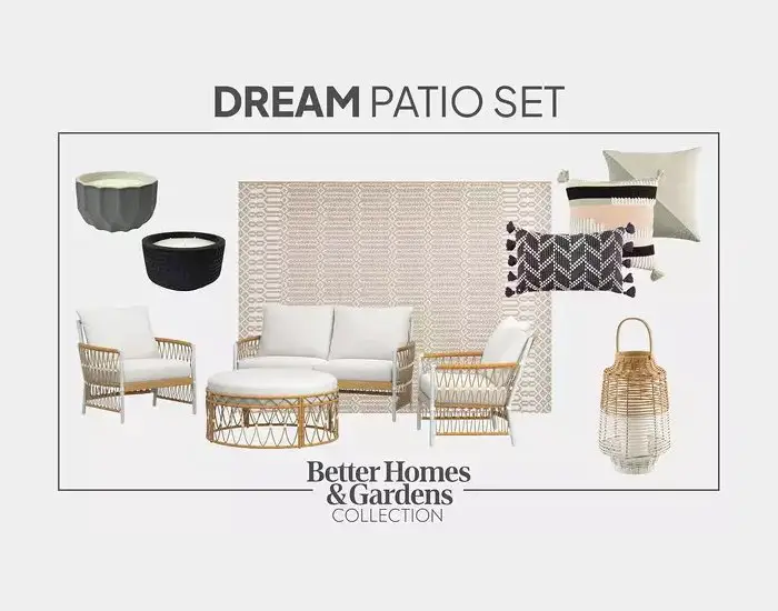 BHG Walmart  Dream Patio Sweepstakes - Win A Backyard Patio Set