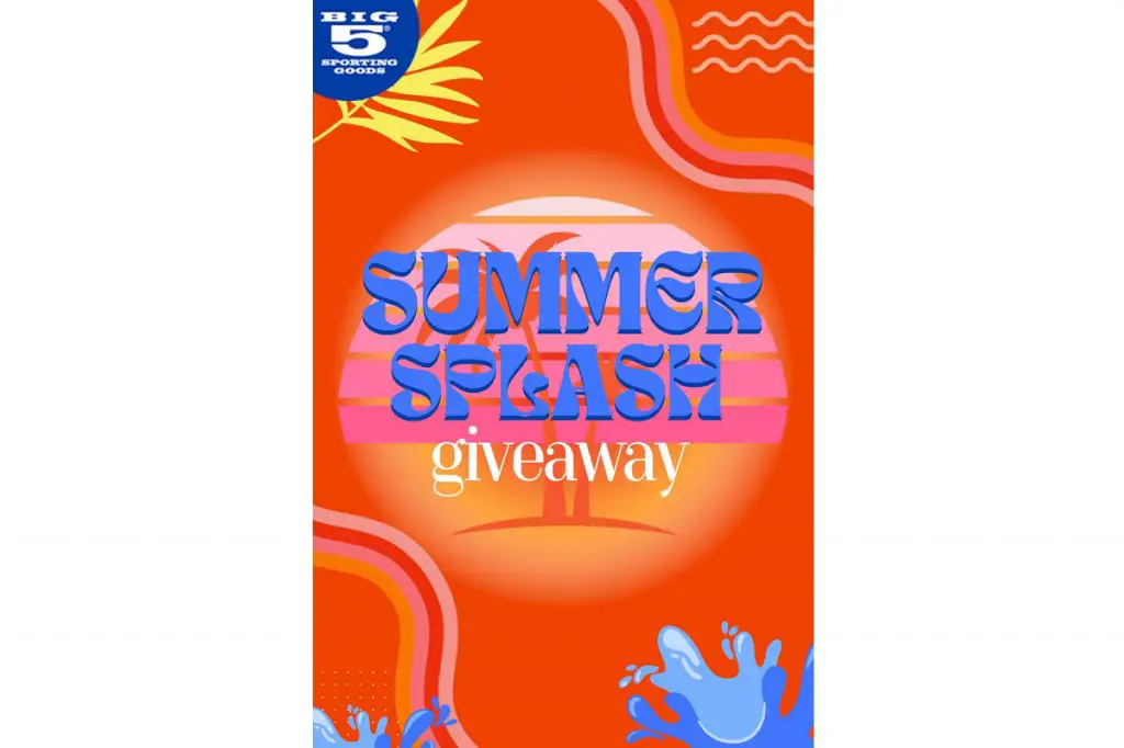 Big 5 Sporting Goods Summer Splash Giveaway - Win A $100 Or $50 Gift Card