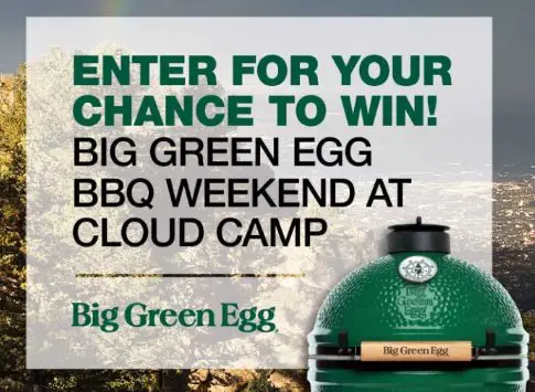 Big Green Egg Once-in-a-Lifetime Culinary Weekend Giveaway - Win A Culinary Adventure For 2