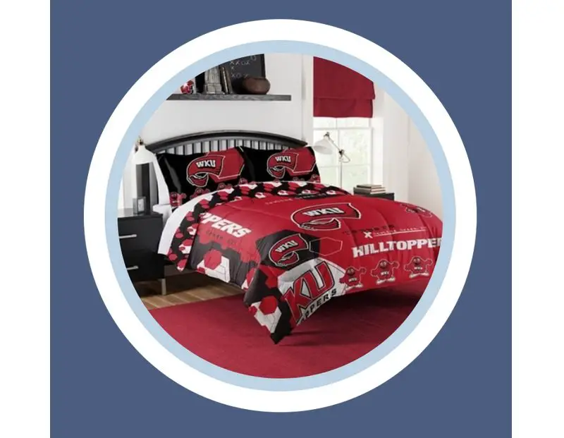 Big Red Bedding Giveaway Sweepstakes - Win A WKU Themed Comforter & Pillow Cover Set (6 Winners)