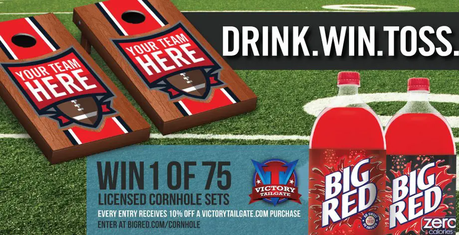 Big Red's Drink. Win. Toss. $18,675 Giveaway!
