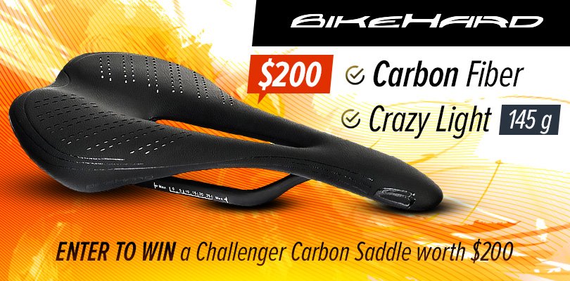 The BikeHard Challenger Carbon Saddle Sweepstakes 2016 is Calling YOU!