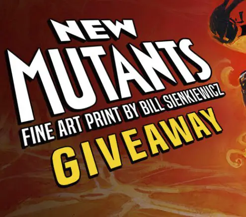 Bill Sienkiewicz New Mutants Framed Fine Art Print Giveaway