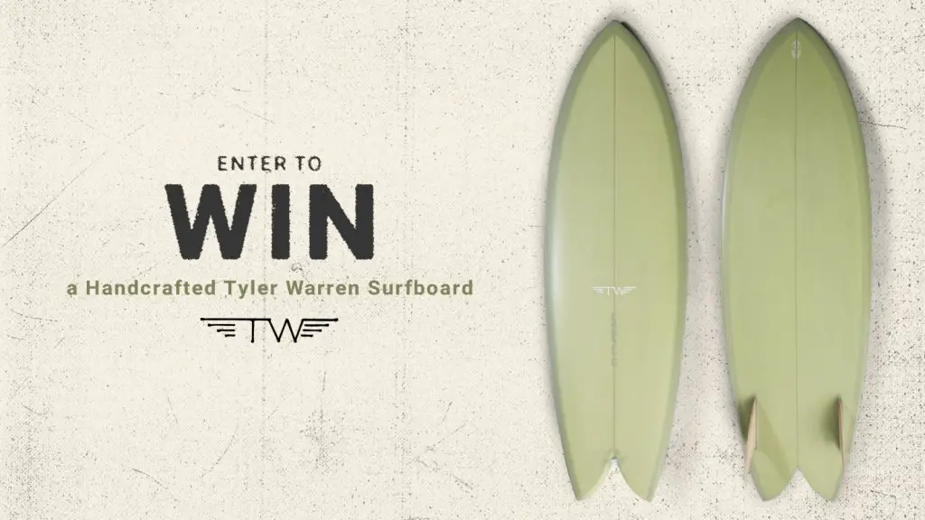 Billabong Tyler Warren Surfboard Sweepstakes - Win A $1,000 Handcrafted Surfboard
