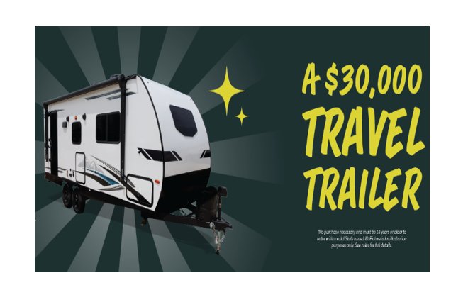 Bish’s RV 2023 Travel Trailer Giveaway - Win A $30,000 Travel Trailer