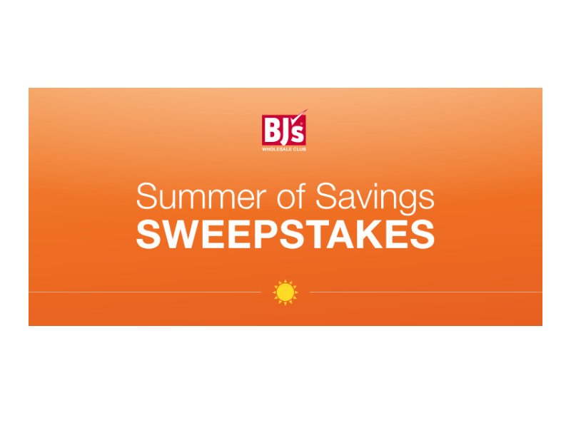 BJ's Wholesale Club Summer Of Savings Sweepstakes - Win A Gift Card Worth Up To $1,000