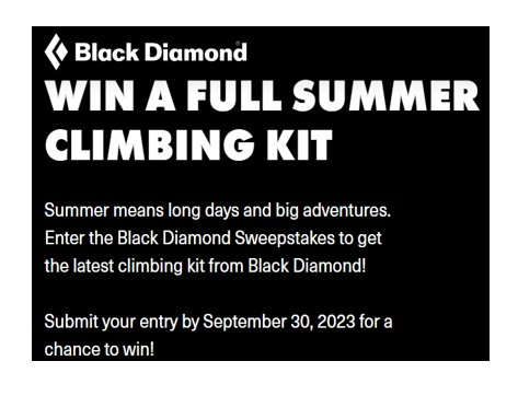 Black Diamond Climbing Kit Giveaway - Win $800 Worth Of Climbing Gear