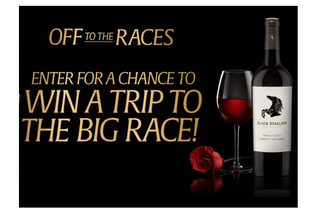 Black Stallion Wines Off To The Races National Sweepstakes - Win a Trip for 2 to the 2027 Kentucky Derby