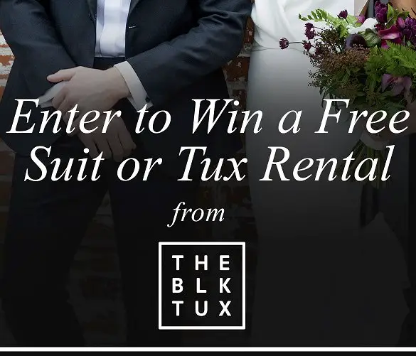 Black Tux Suit Rental For Your Wedding Sweepstakes