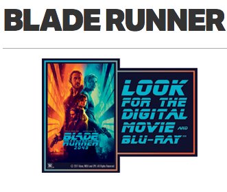 Blade Runner 2049 Digital Sweepstakes