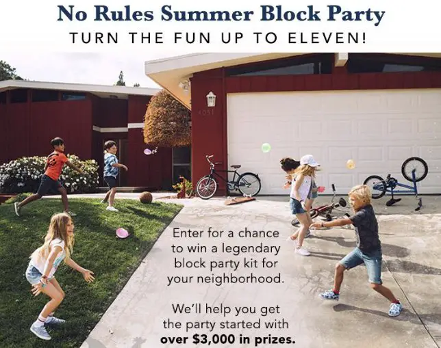 Block Party Sweepstakes