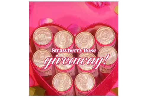 Bloom “Strawberry Rose” Instagram Giveaway - 30 Cases Of Energy Drinks Up For Grabs