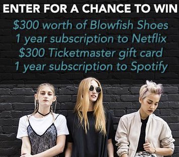 Blowfish Malibu Shoes Sweepstakes