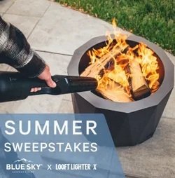 Blue Sky + Looft Lighter Summer Sweepstakes - Win a Brand New Fire Pit and Fire Starter