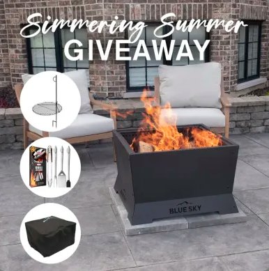 Blue Sky Outdoor Living Simmering Summer Giveaway – Win A Smokeless Patio Fire Pit + More
