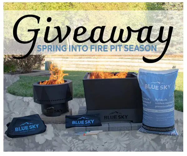 Blue Sky Outdoor Living Spring Into Fire Pit Season Giveaway - Win Two Smokeless Fire Pits & More