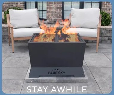 Blue Sky Outdoor Living STAY AWHILE Giveaway - Win a Smokeless Fire Pit