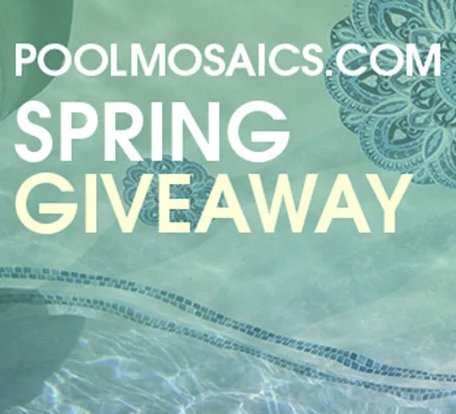 Blue Water Pool Mosaics Gift Card Giveaway