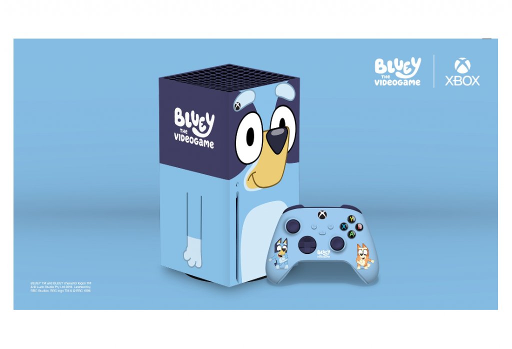 Microsoft makes custom Bluey Xbox for launch of Bluey: The Video Game - Polygon