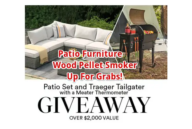 BlvdHome Patio Days Giveaway - Patio Furniture, Wood Pellet Smoker & More Up For Grabs