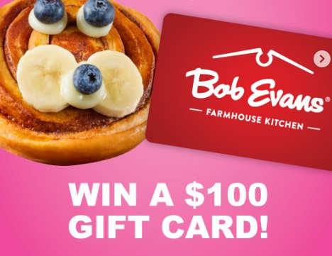 Bob Evans Cinna-Bunny Fluffle Giveaway - $100 Bob Evans Gift Cards, 5 Winners!