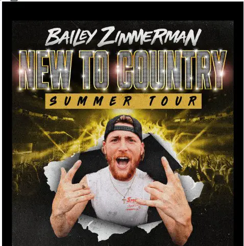 Bobby Bones Show Bailey Zimmerman’s Country Summer Tour Flyaway Sweepstakes – Win A Trip For 2 To See Bailey Zimmerman Live
