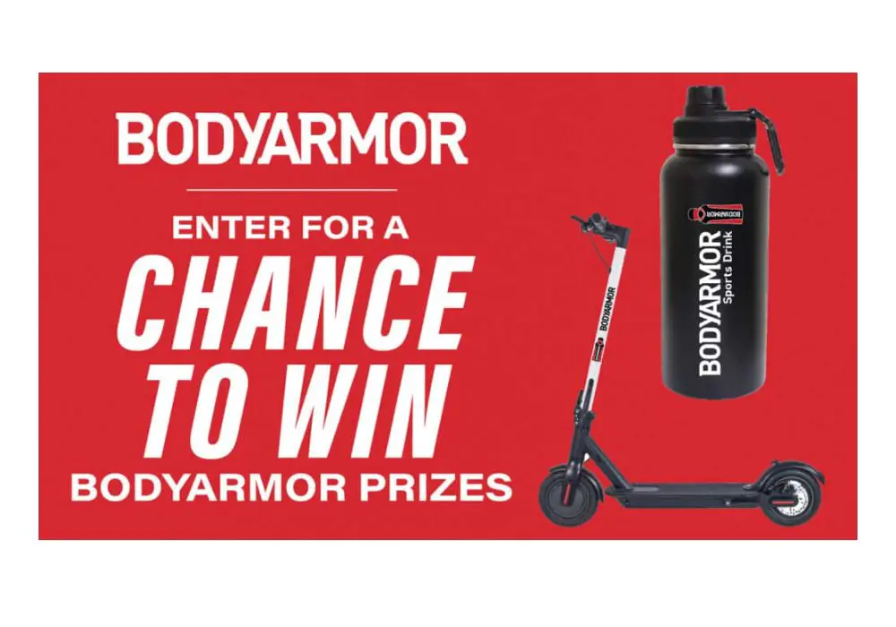 BODYARMOR Spring ACCB C&U Sweepstakes - Win An Electric Scooter & More (Limited States)