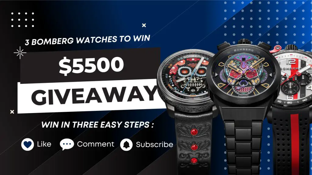 Bomberg's Watch Of Your Choice Giveaway - Win A $3,000 Chronograph Watch