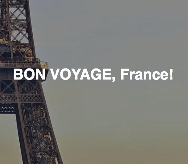 Bon Voyage France Sweepstakes