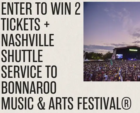 Bonnaroo Music & Arts Sweepstakes
