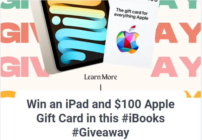 Book Rebel #iBooks #Giveaway – Win A Free iPad & $100 Apple Gift Card