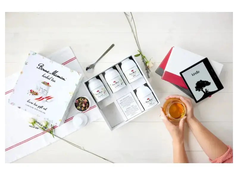 Book Riot's Bonne Maman Sweepstakes - Win an Oasis Kindle, Herbal Tea Set and More