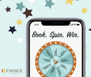 Book. Spin. Win. Instant Win Game