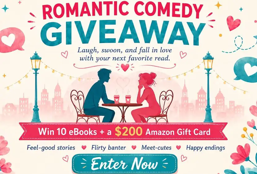 Book Throne Romantic Comedy Giveaway - Win 10 e-books + $200 Amazon Gift Card