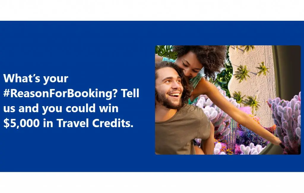 Booking.com Reason for Booking Contest - Win $5,000 Travel Credit