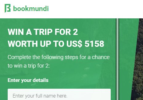 Bookmundi Travel Getaway Sweepstakes - Win A Trip For 2 To Morocco, Vietnam or Amalfi Coast