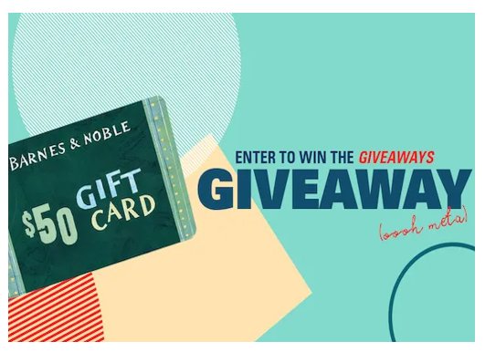 BookRiot $50 Barnes & Noble Gift Card Giveaway
