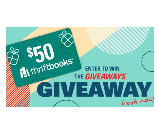BookRiot $50 Thriftbooks Gift Card Giveaway